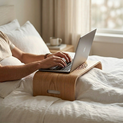 Le Support ordinateur portable en bois