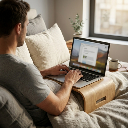 Le Support ordinateur portable en bois