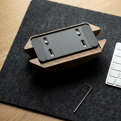 Station d'Accueil pour Ordinateur Portable en Bois Massif