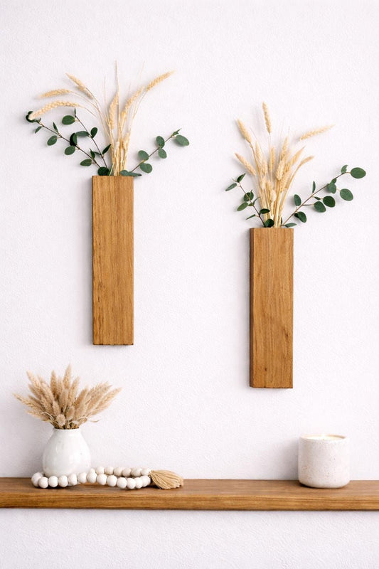 Le Vase Mural Minimaliste