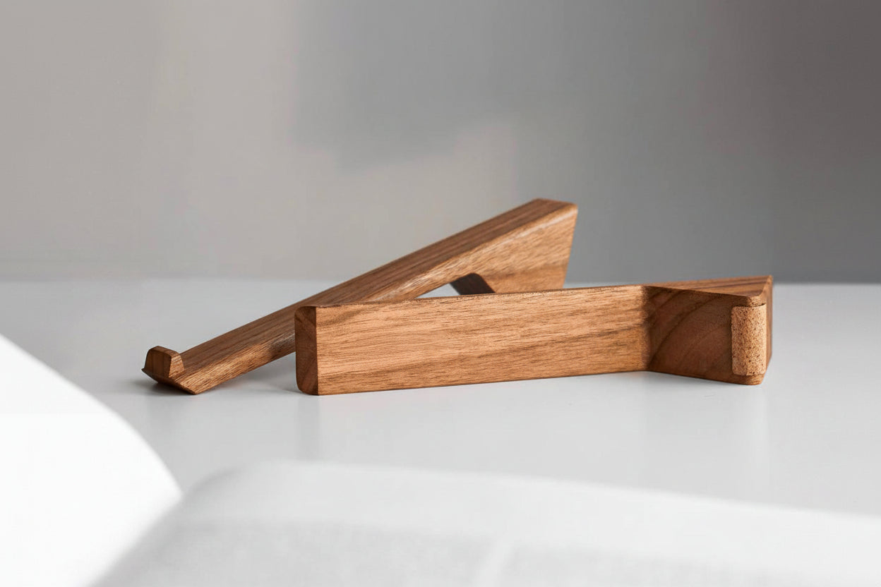 Support pour ordinateur portable en bois massif