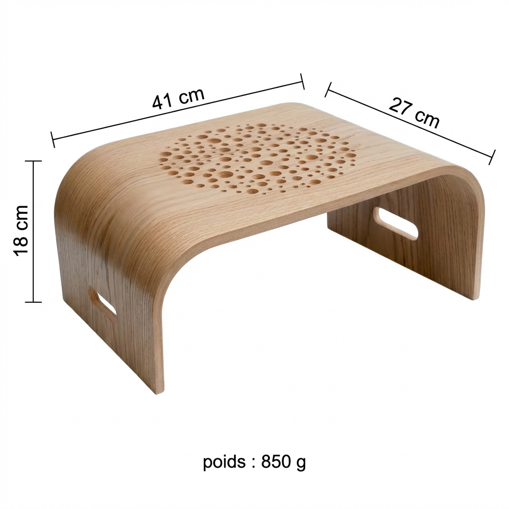 Table pour Ordinateur Portable en Bois massif