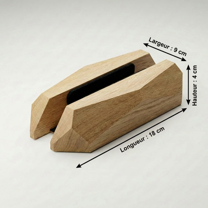 Station d'Accueil pour Ordinateur Portable en Bois Massif