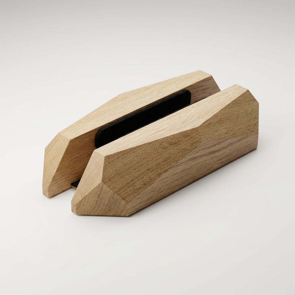 Station d'Accueil pour Ordinateur Portable en Bois Massif