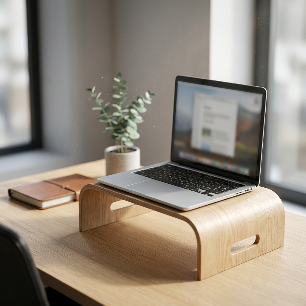 Bureau de Genoux Minimaliste en Bois